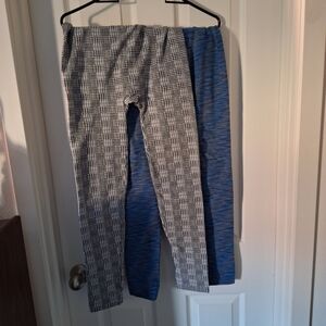 Two pairs of GNW Full Length Leggings Size L/XL